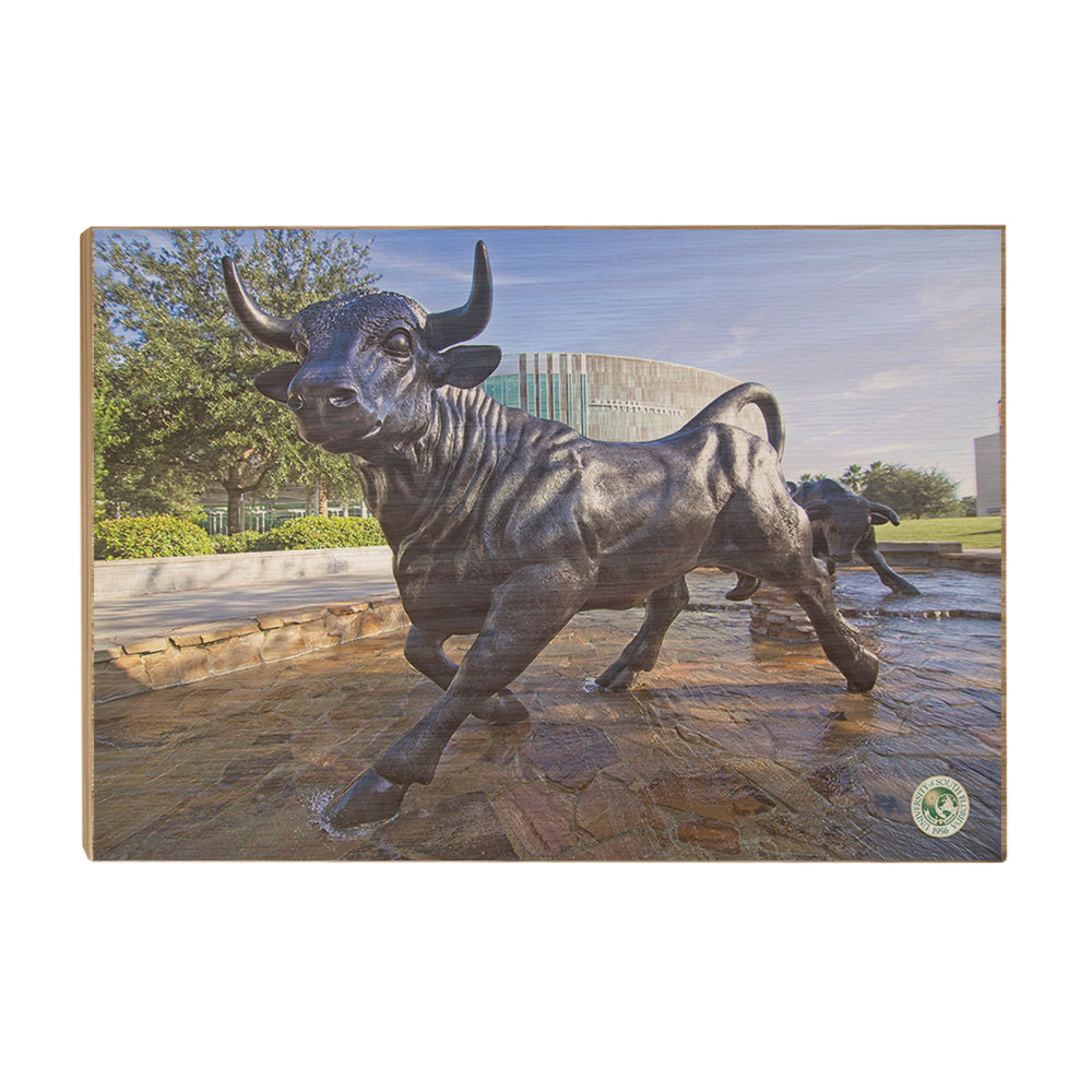 USF Bulls -Mashal Student Center - College Wall Art #Canvas 