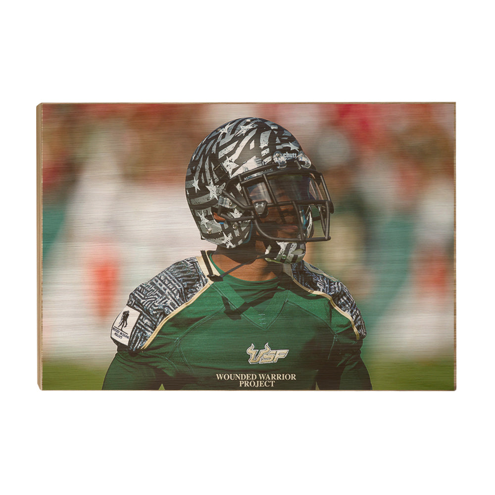 USF Bulls - Wounded Warrior Project - College Wall  Art #Canvas