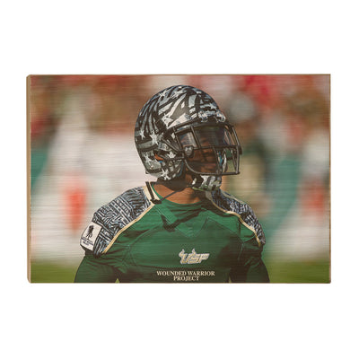 USF Bulls - Wounded Warrior Project - College Wall Art #Wood