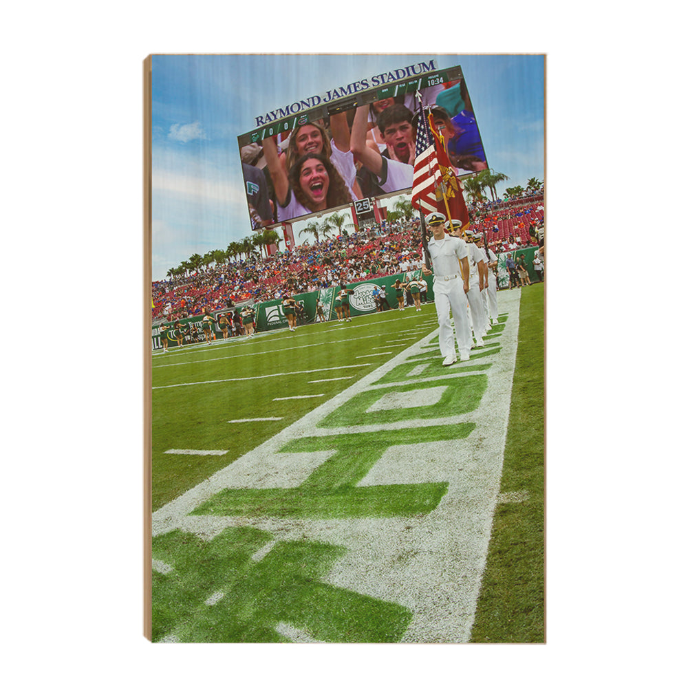USF Bulls - Enter Stars and Stripes - College Wall Art #Canvas