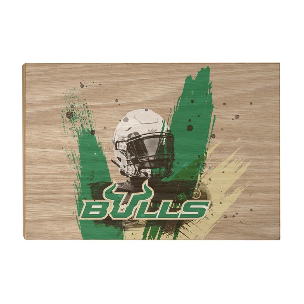 USF Bulls - Bulls Paint - College Wall Art #Canvas