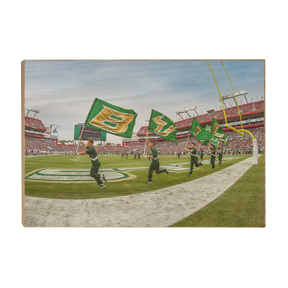 USF Bulls - Bulls Score - College Wall Art #Canvas