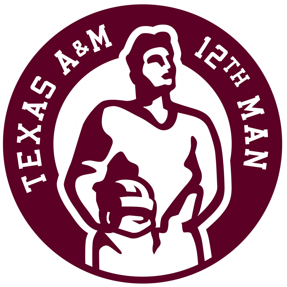 Texas A&M -12th Man Cutout Logo Single Layer Dimensional