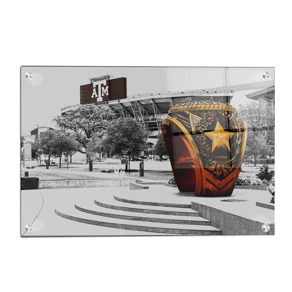 Texas A&M - Aggie Ring - College Wall Art #Canvas