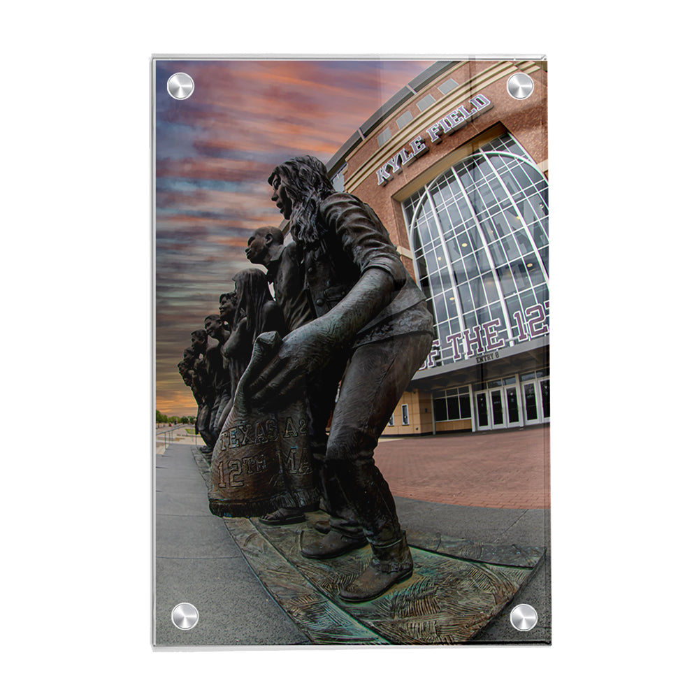 Texas A&M - The Heart of Texas A&M - College Wall Art #Canvas