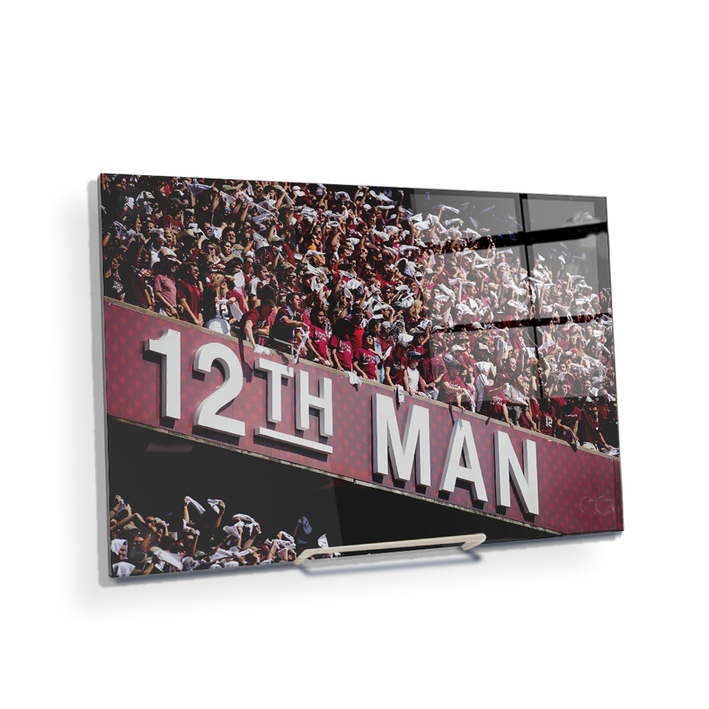 Texas A&M - 12th Man - College Wall Art #Canvas