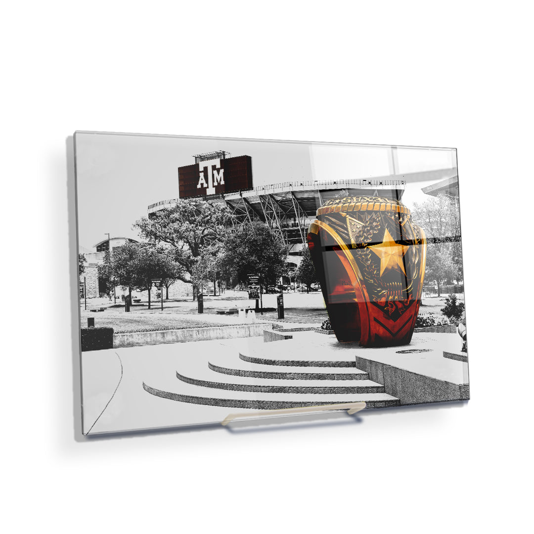 Texas A&M - Aggie Ring - College Wall Art #Canvas
