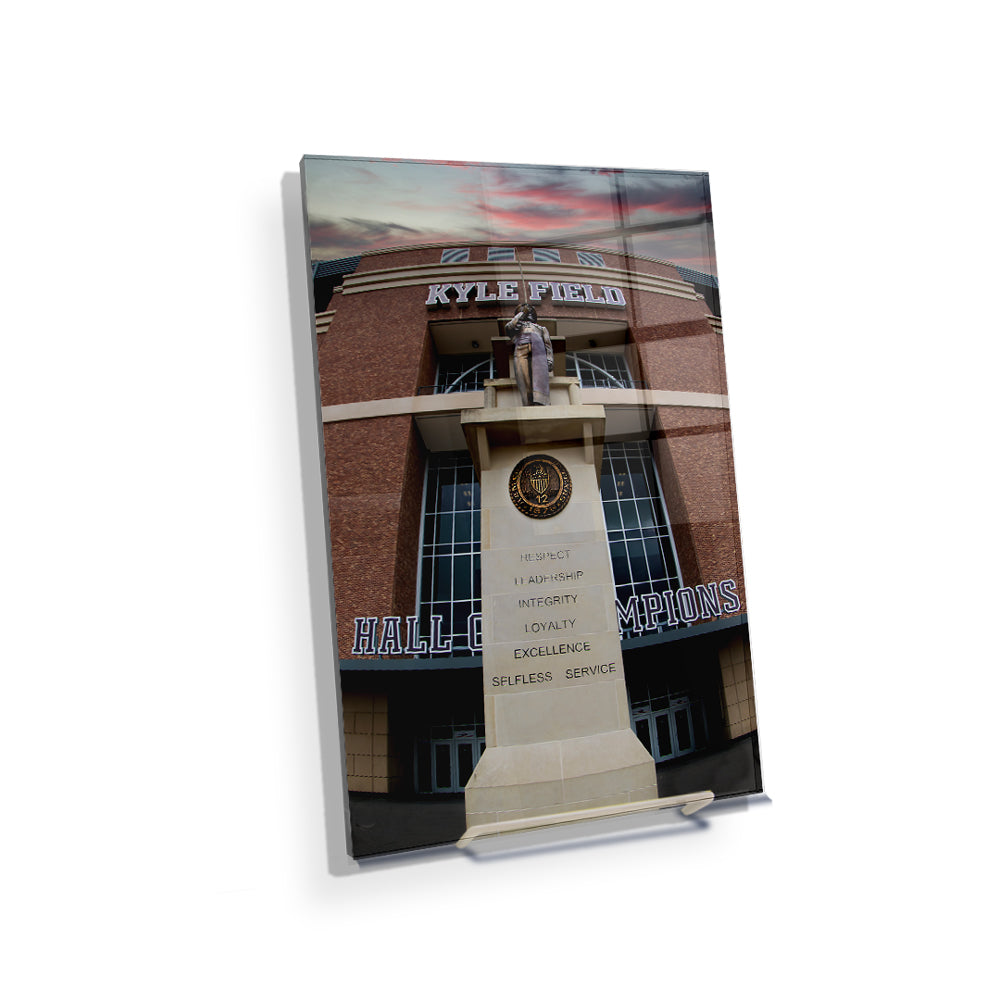 Texas A&M - Respect. Leadership. Integrity. Loyalty. Excellence. Selfless. Service - College Wall Art #Canvas