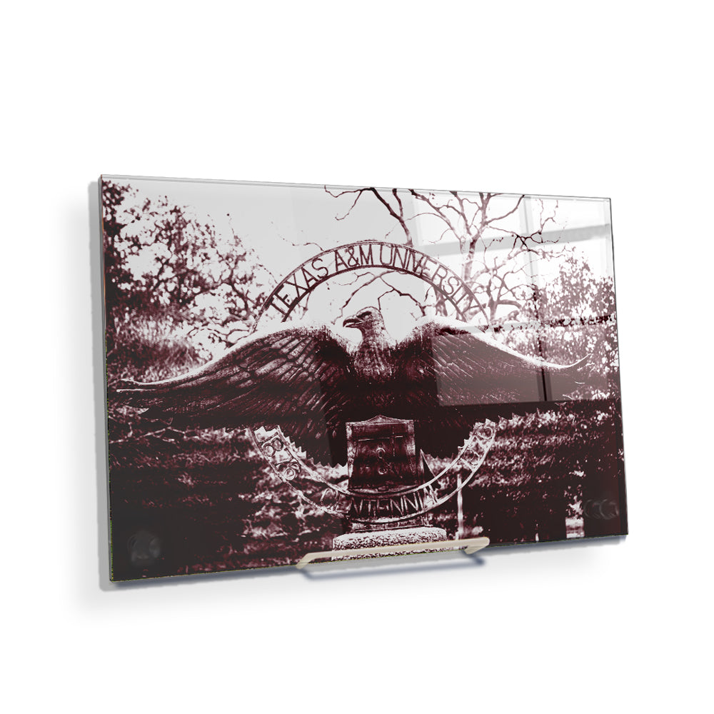 Texas A&M - Centenial Eagle -  College Wall Art #Canvas