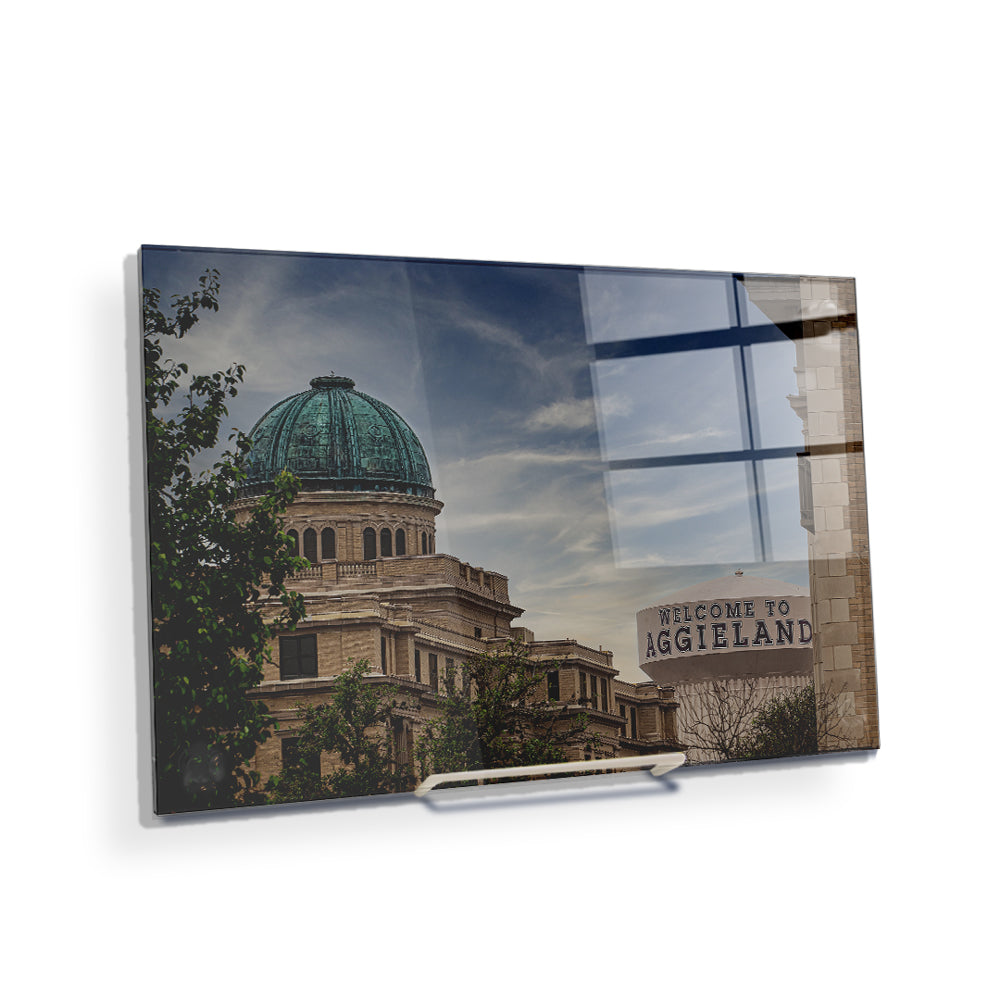 Texas A&M - Welcome to Aggie Land - College Wall Art #Canvas