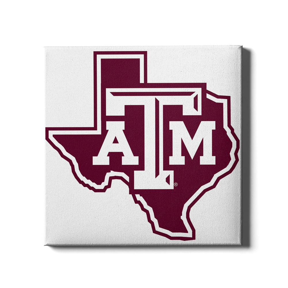 Texas A&M - A&M State - College Wall Art #Canvas