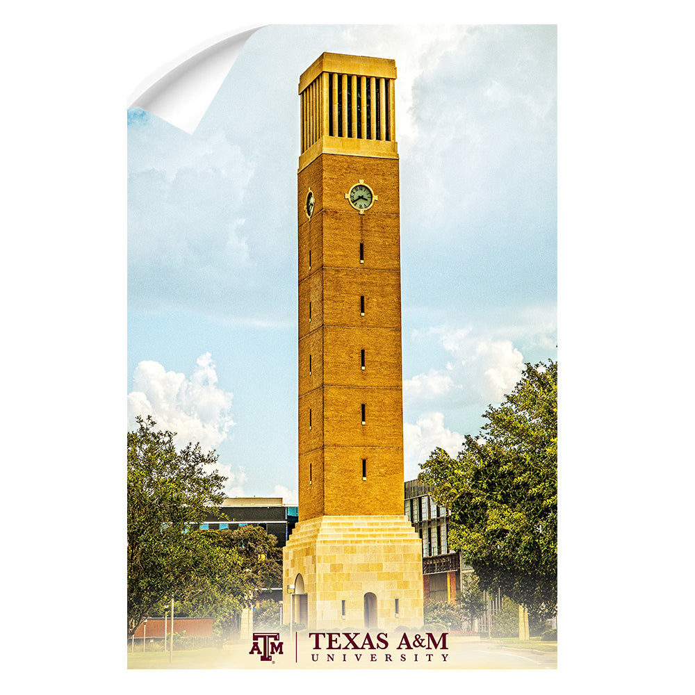 Texas A&M - TAM Albritton Bell Tower - College Wall Art #Canvas