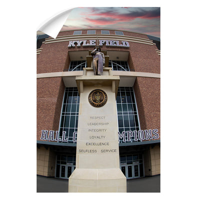 Texas A&M - Respect. Leadership. Integrity. Loyalty. Excellence. Selfless. Service - College Wall Art #Wall Decal