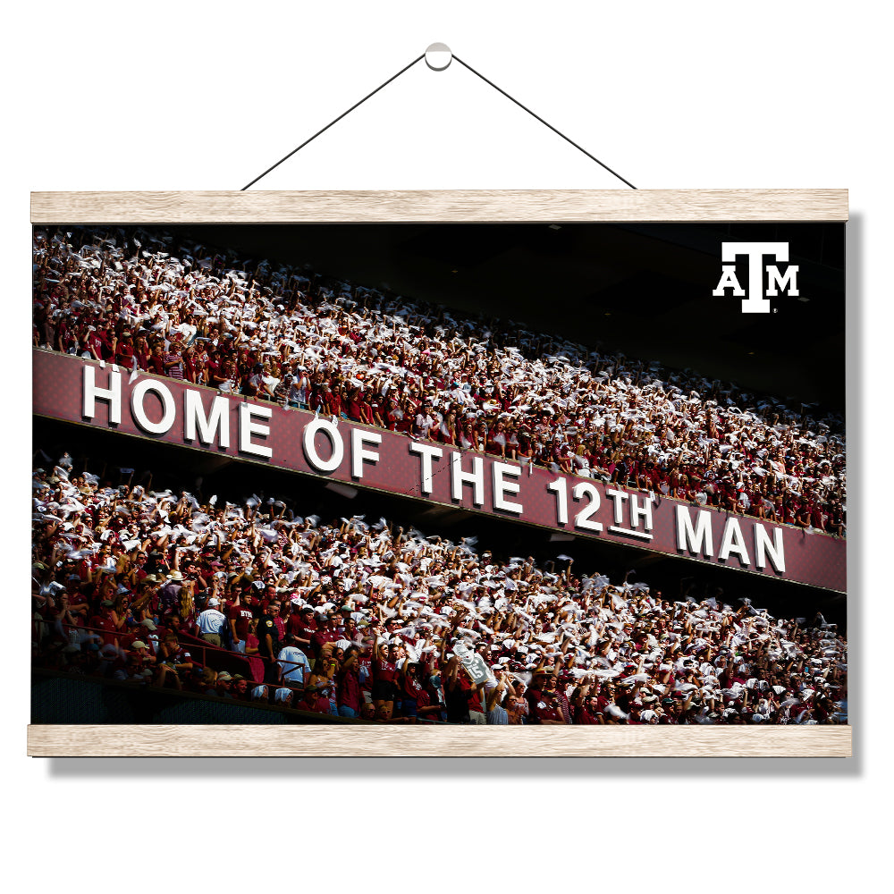 Texas A&M - Home of the 12th Man - College Wall Art #Canvas