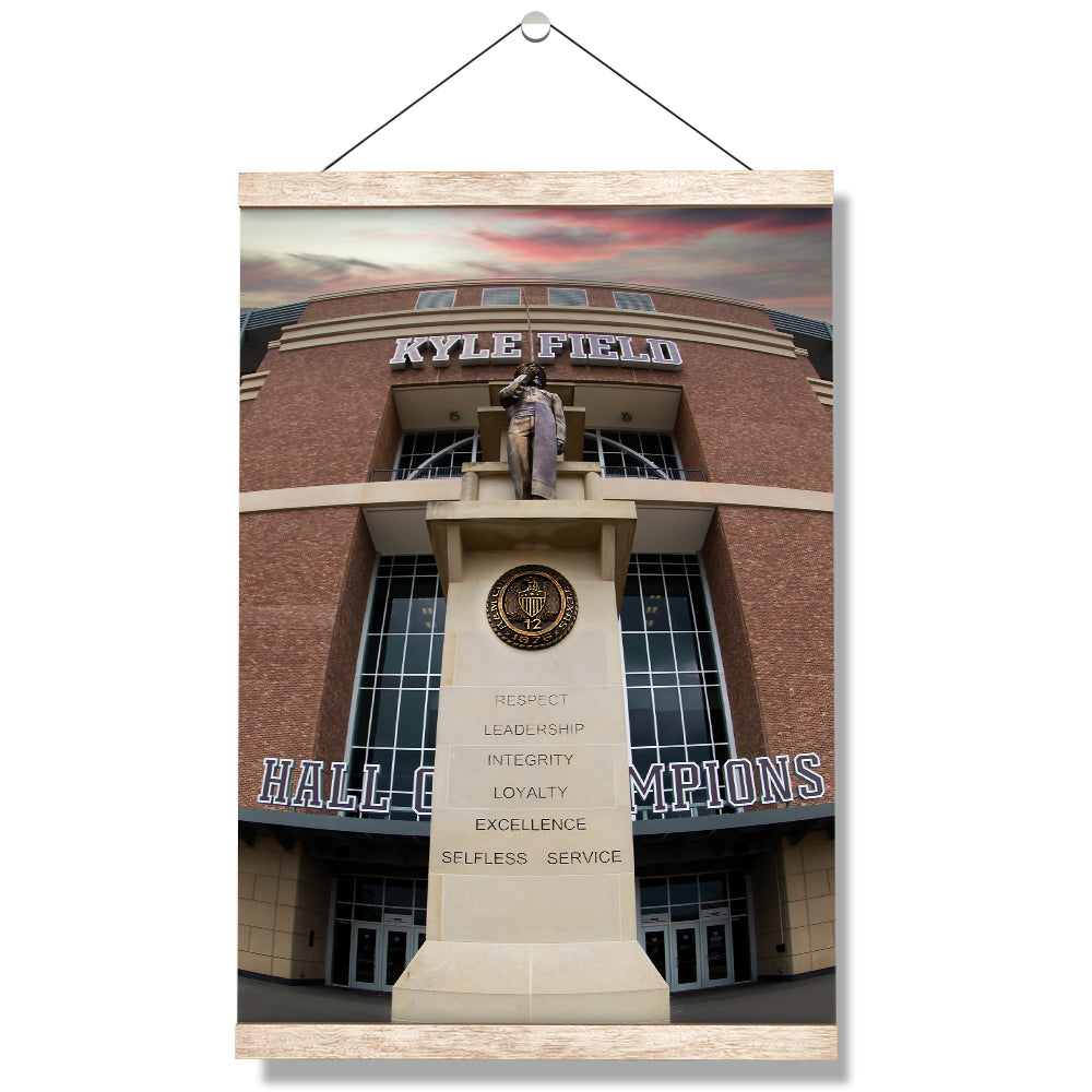 Texas A&M - Respect. Leadership. Integrity. Loyalty. Excellence. Selfless. Service - College Wall Art #Canvas