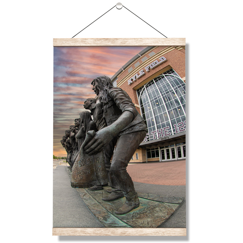 Texas A&M - The Heart of Texas A&M - College Wall Art #Canvas