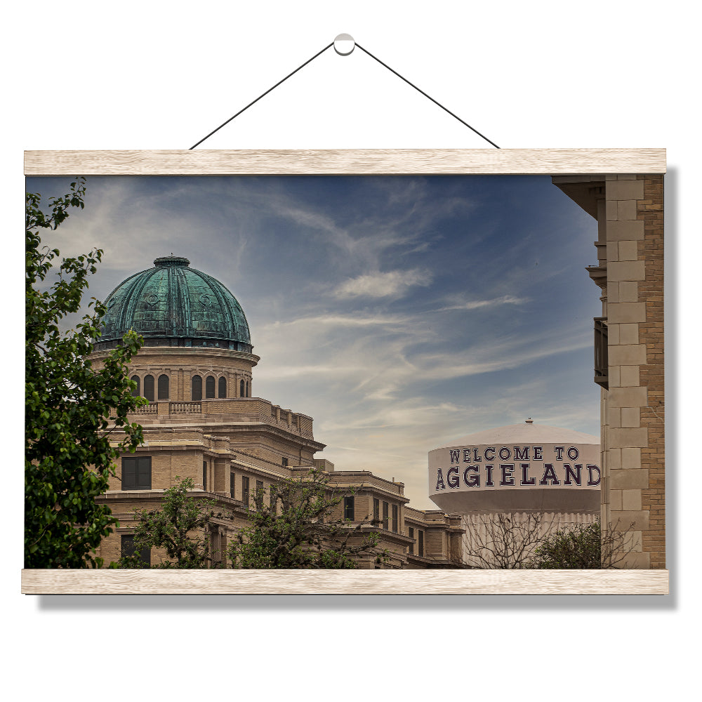 Texas A&M - Welcome to Aggie Land - College Wall Art #Canvas