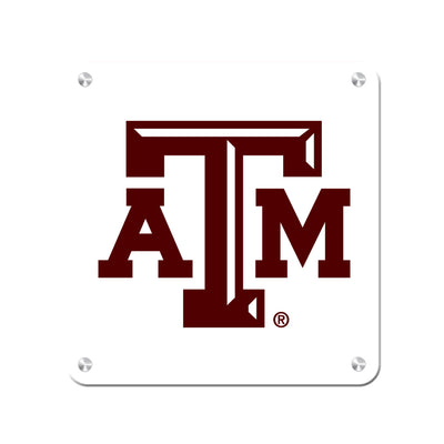 Texas A&M - Texas A&M Logo - College Wall Art #Metal