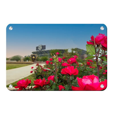 Texas A&M - Spring Flowers - College Wall Art #Metal