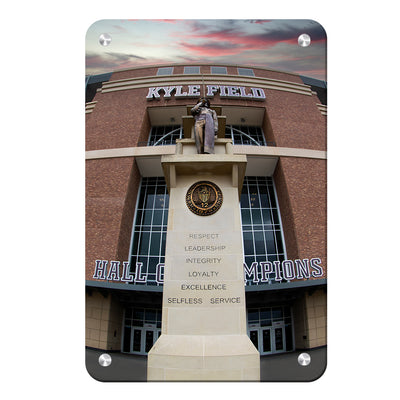 Texas A&M - Respect. Leadership. Integrity. Loyalty. Excellence. Selfless. Service - College Wall Art #Metal