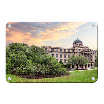 Texas A&M - Academic Building - College Wall Art #Metal