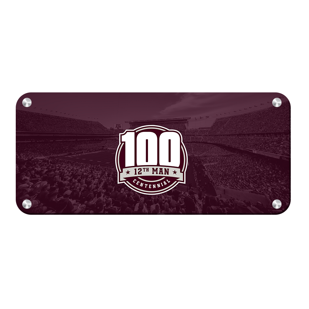 Texas A&M - 12th Man Centennial Kyle Field - College Wall Art #Canvas