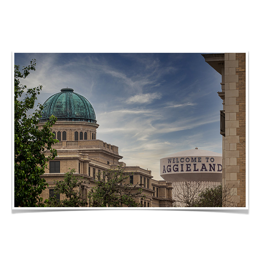 Texas A&M - Welcome to Aggie Land - College Wall Art #Canvas