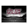 Texas A&M - GIG 'EM Aggies Kyle Field - College Wall Art #Poster
