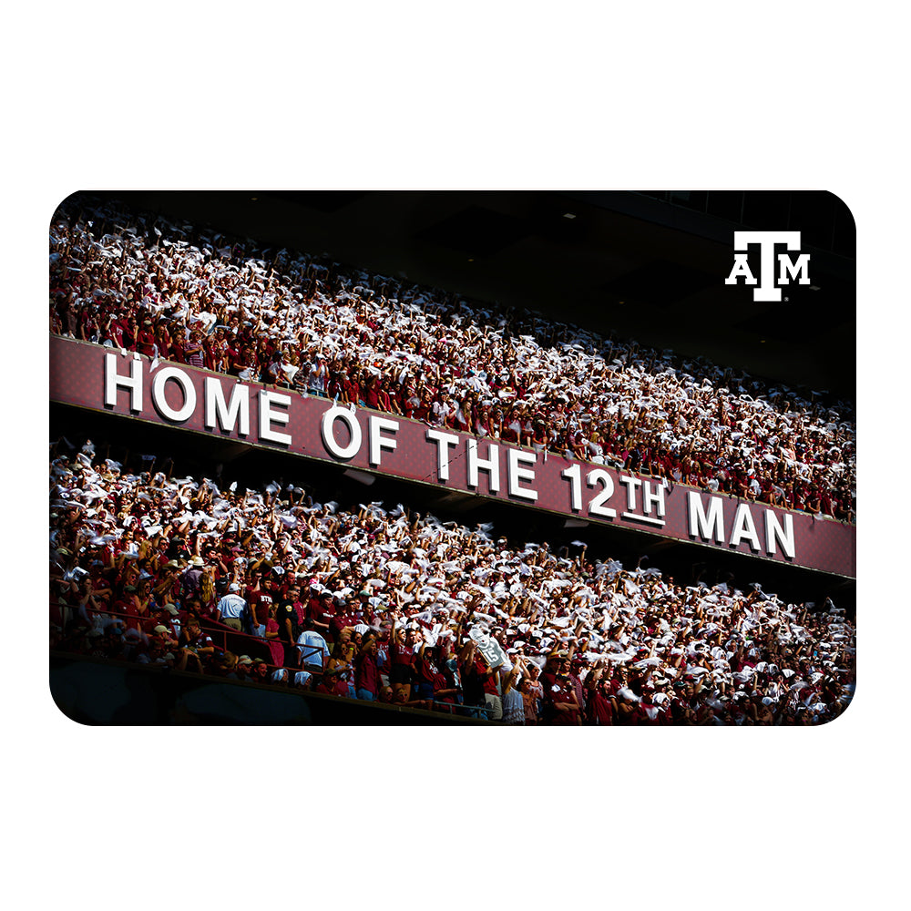 Texas A&M - Home of the 12th Man - College Wall Art #Canvas