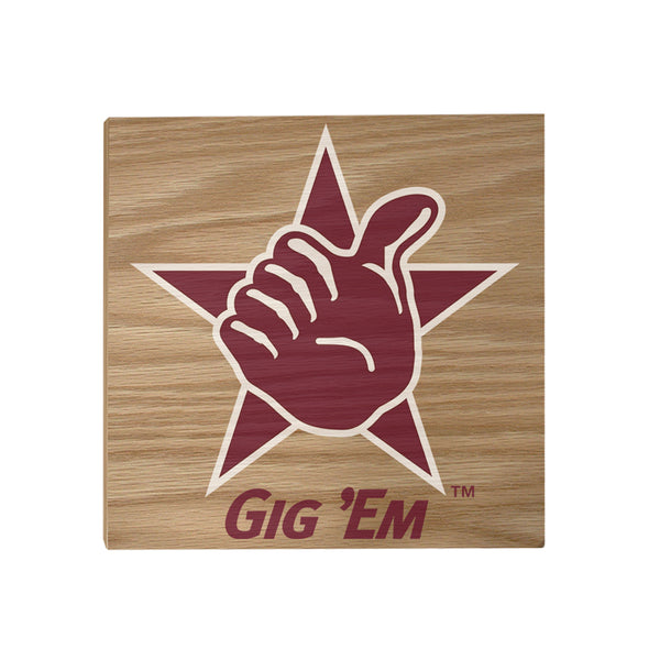 Texas A&M Gig 'Em Metal Décor Lighted