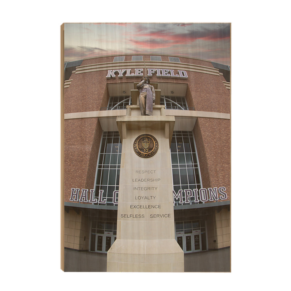 Texas A&M - Respect. Leadership. Integrity. Loyalty. Excellence. Selfless. Service - College Wall Art #Canvas