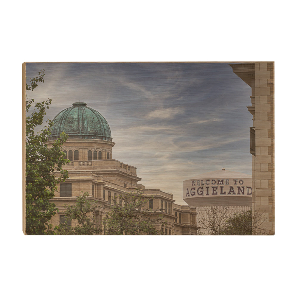 Texas A&M - Welcome to Aggie Land - College Wall Art #Canvas