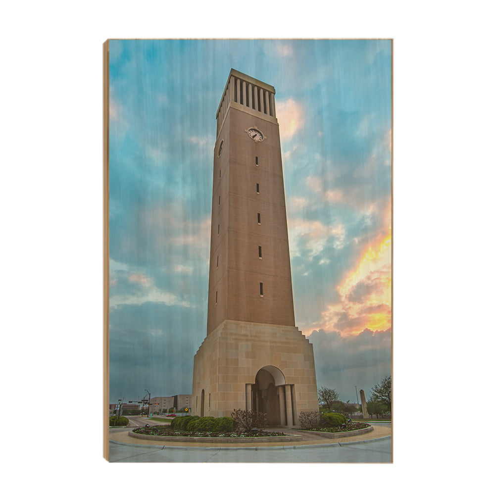 Texas A&M - Albrittan Tower Sunset - College Wall Art  #Canvas