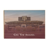 Texas A&M - GIG 'EM Aggies Football - College Wall Art #Wood