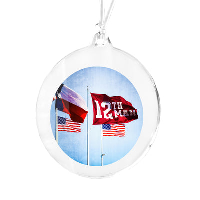 Texas A&M Aggies - 12th Man Flags Bag Tag & Ornament