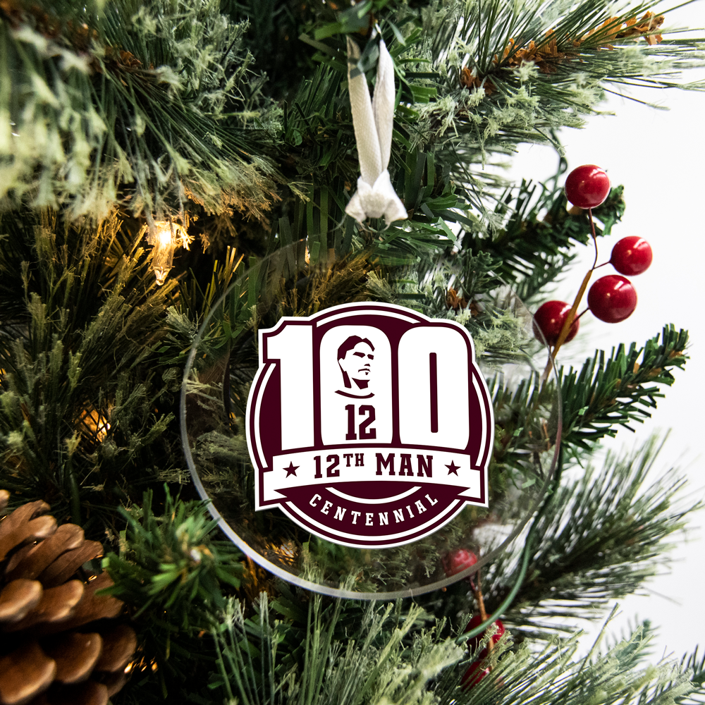Texas A&M Aggies - 12th Man Centennial Logo Bag Tag & Ornament