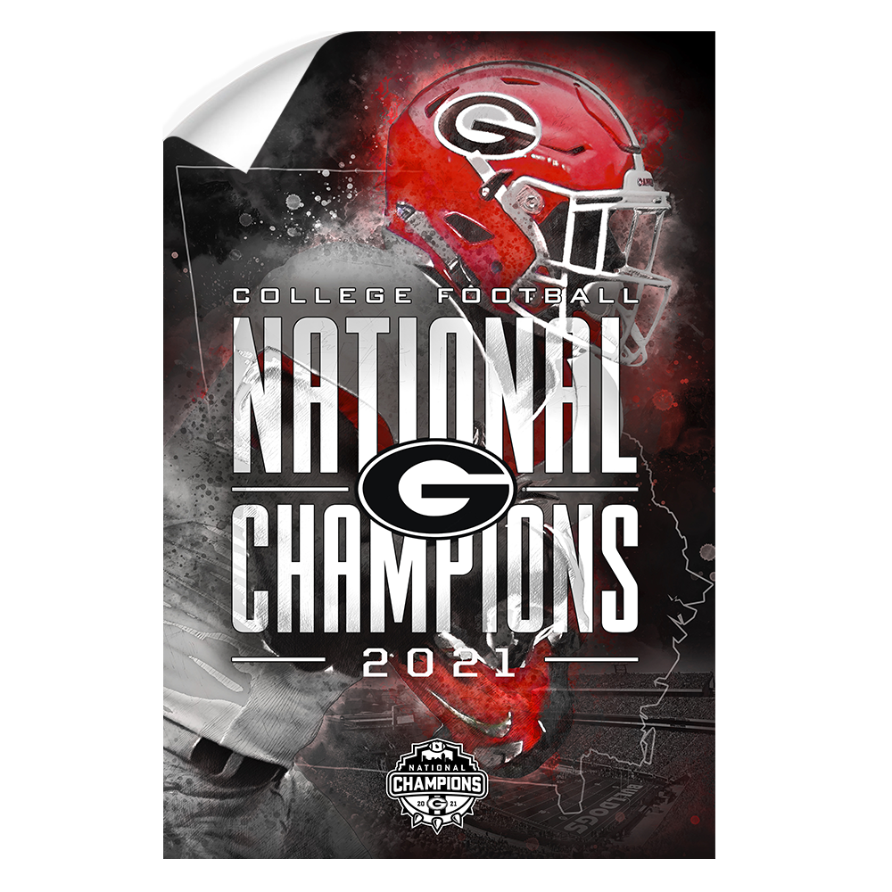 Georgia Bulldogs - College Football National Champions - College Wall Art #Canvas
