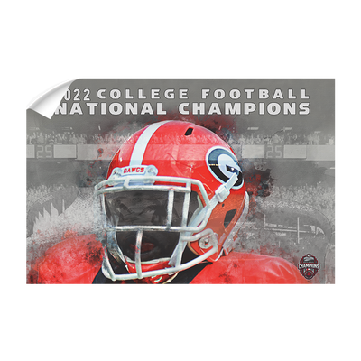 Georgia Bulldogs - 2022 College Football National Champions - College Wall Art #Wall Decal