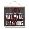 Georgia Bulldogs - Back-to-Back National Champions - College Wall Art #Hanging Canvas
