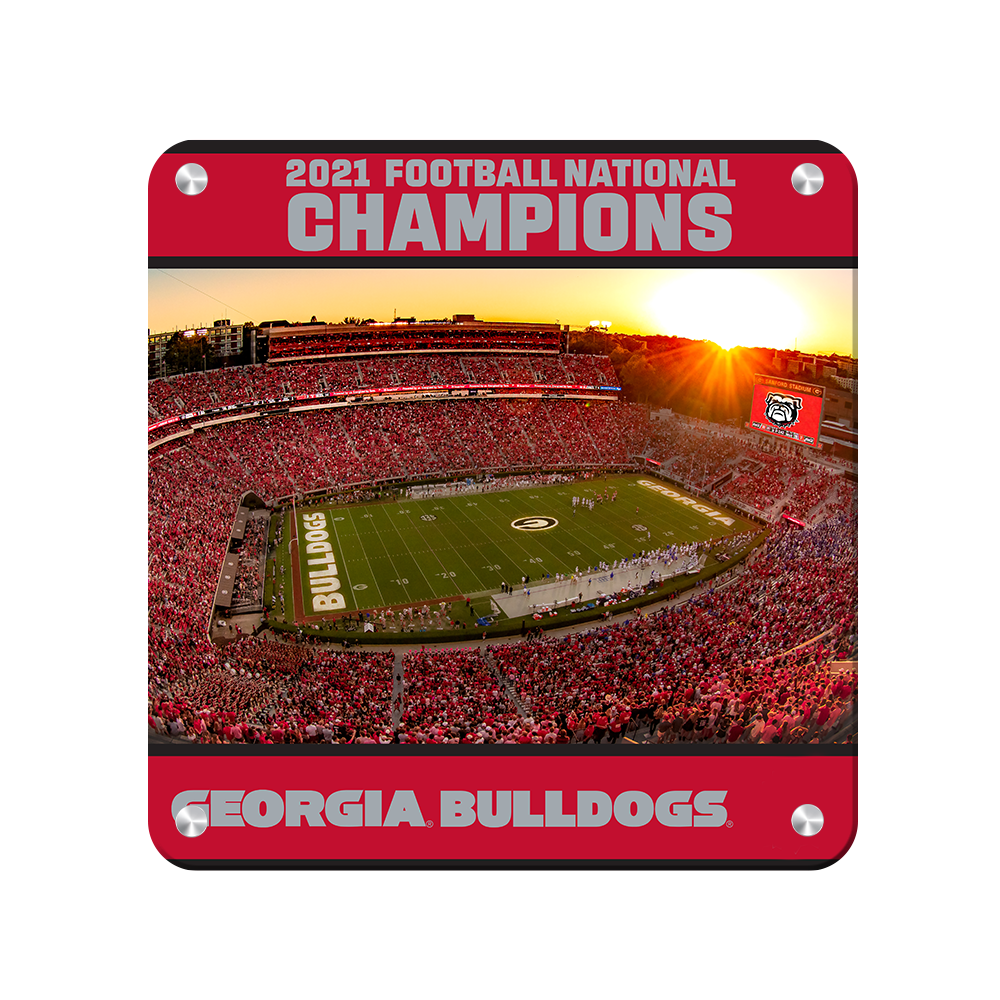 Georgia Bulldogs 2021 Football National Champions Panoramic 