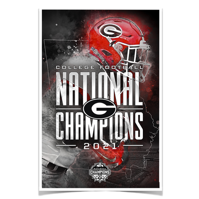 Georgia Bulldogs - College Football National Champions - College Wall Art #Poster