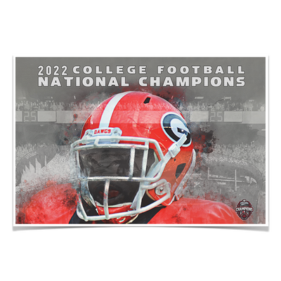 Georgia Bulldogs - 2022 College Football National Champions - College Wall Art #Poster