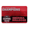 Georgia Bulldogs - 2021 National Champions Georgia Bulldogs - College Wall Art #PVC
