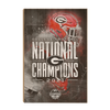 Georgia Bulldogs - College Football National Champions - College Wall Art #Wood