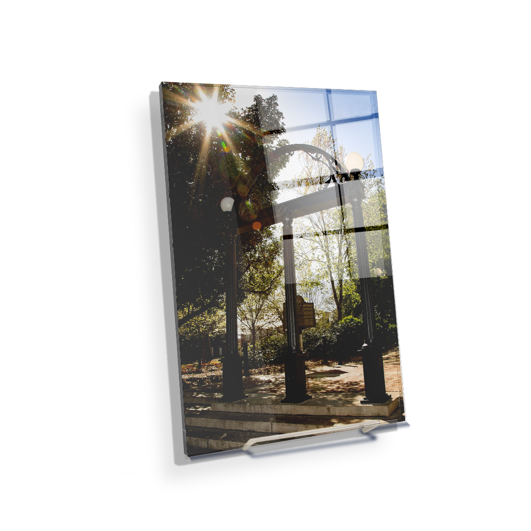 Georgia Bulldogs - Sunshine Arch - College Wall Art #Canvas