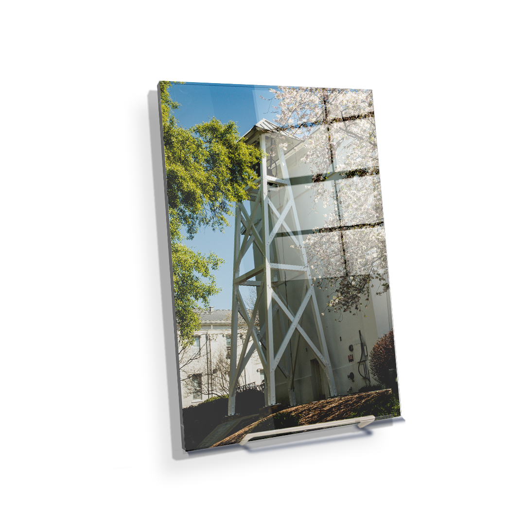 Georgia Bulldogs - Spring Bell Tower - College Wall Art #Canvas