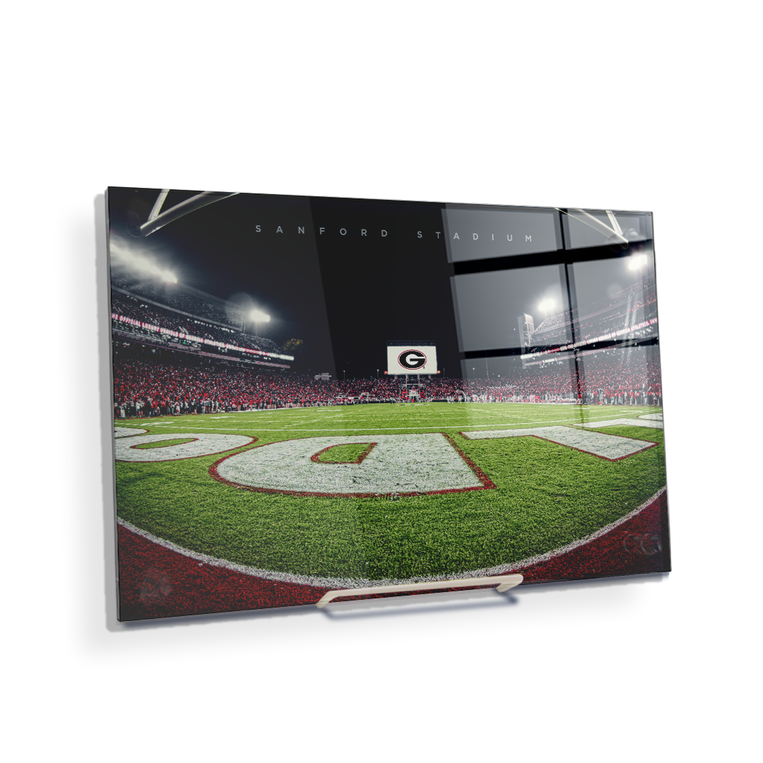 Georgia Bulldogs - Sanford Stadium End Zone - College Wall Art #Canvas