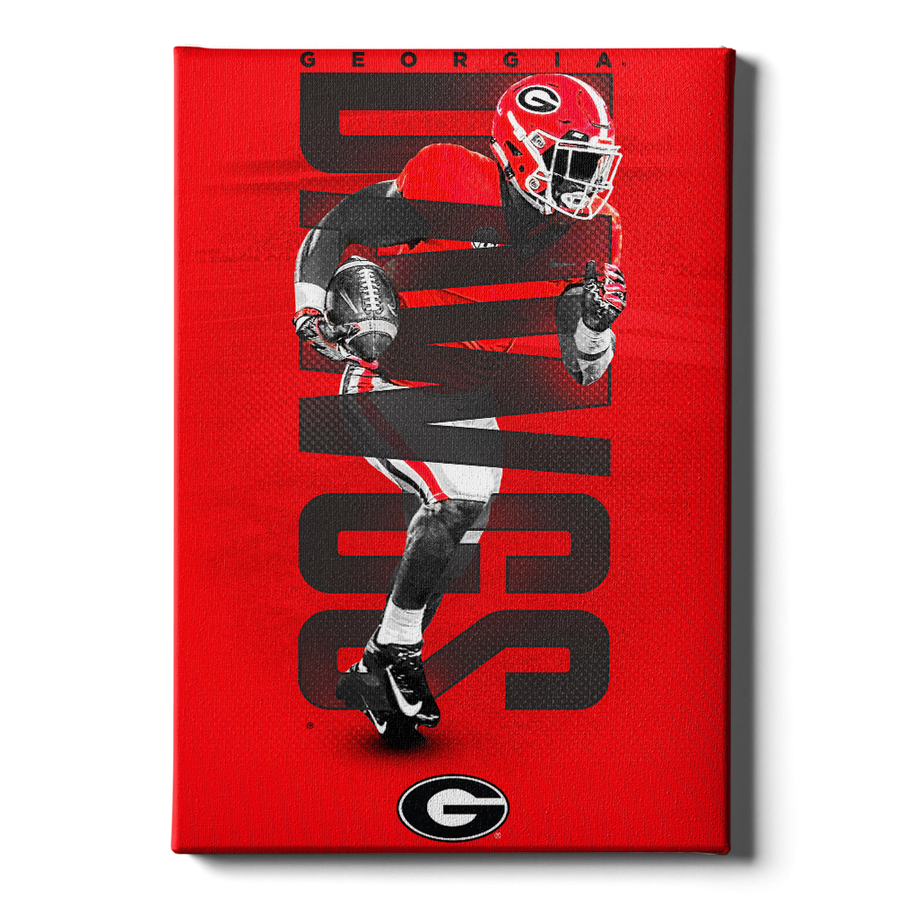 Georgia Bulldogs - Georgia Dawgs - College Wall Art #Canvas