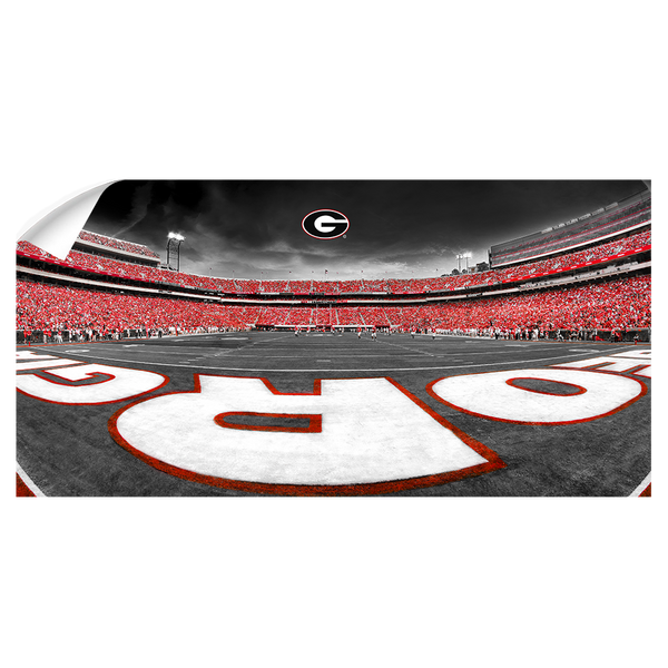 Georgia Bulldogs - Sanford Stadium End Zone Print - Panoramic