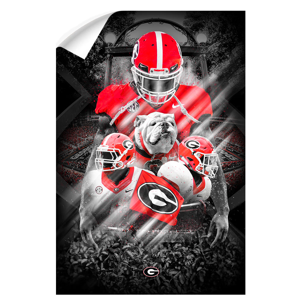 Georgia Bulldogs - This Is Georgia - College Wall  Art #Canvas